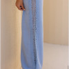 CONJUNTO GARDÊNIA ALFAIATARIA RENDA - AZUL CLARO