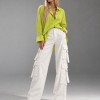 CALÇA JAMILLE CARGO BOLSOS PANTALONA - BRANCO