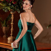 VESTIDO DE FESTA GLAMOROUS BUSTO PAETÊ ZIBELINE T.Q.C - VERDE ESMERALDA