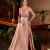VESTIDO DE FESTA GLAMOROUS BUSTO PAETÊ ZIBELINE T.Q.C - ROSÉ