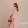 VESTIDO ÁGATA ALFAITARIA COM CAPA BABADOS NOIVINHAS - ROSÉ