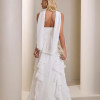 VESIDO ELISA CREPE BABADOS SAIA CHOKER - OFF WHITE