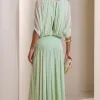 CONJUNTO LISBOA BLUSA E SAIA TULE - VERDE MENTA