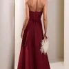 VESTIDO DUBLIN T.Q.C. BUSTO BARBATANA - VINHO