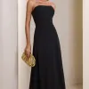 VESTIDO MARLENE COM CAPA DRAPEADO CINTURA - PRETO