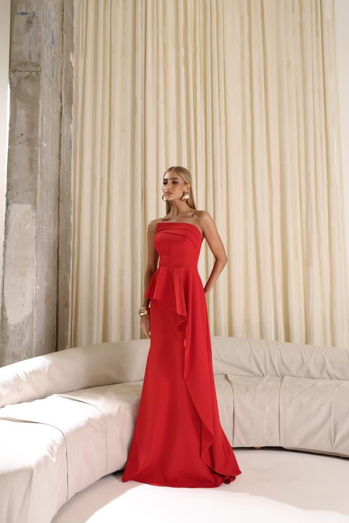 VESTIDO SEUL TOMARA QUE CAIA - VERMELHO