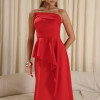 VESTIDO SEUL TOMARA QUE CAIA - VERMELHO
