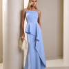 VESTIDO SEUL TOMARA QUE CAIA - AZUL SERENITY