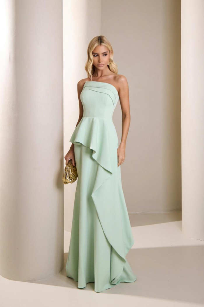 VESTIDO SEUL TOMARA QUE CAIA - VERDE MENTA