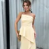 VESTIDO SEUL TOMARA QUE CAIA - AMARELO