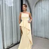 VESTIDO SEUL TOMARA QUE CAIA - AMARELO