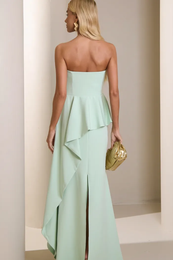 VESTIDO SEUL TOMARA QUE CAIA - VERDE MENTA
