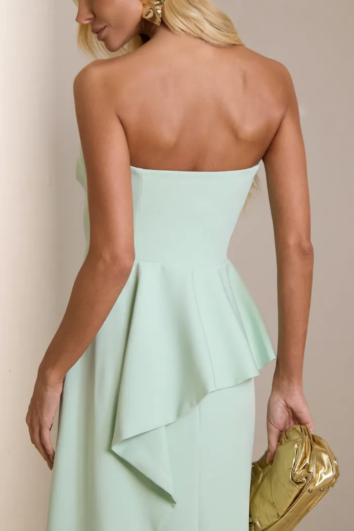 VESTIDO SEUL TOMARA QUE CAIA - VERDE MENTA