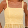 BLUSA VANESSA BARRA PIPOCA - CAMOMILA