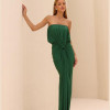 VESTIDO LARA LONGO FENDA FRONTAL - VERDE