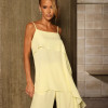 CONJUNTO NAILA BLUSA ASSIMÉTRICA CAMADAS - CAMOMILA