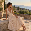 VESTIDO ANA FLÁVIA FRENTE ÚNICA - CREME