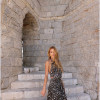 VESTIDO PALOMA ESTAMPADO - PRETO