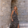 VESTIDO PALOMA ESTAMPADO - PRETO
