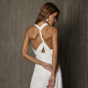 VESTIDO JANAINA LONGO COSTAS TRANÇADA - BRANCO