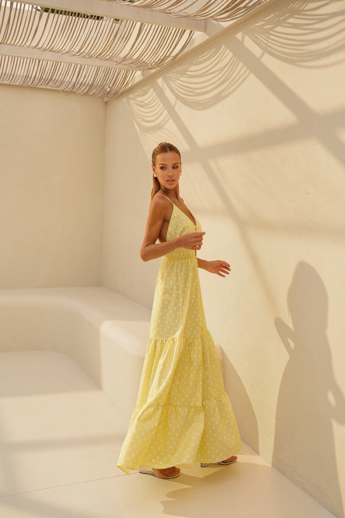 VESTIDO DELFOS LONGUETE POÁ - SOL