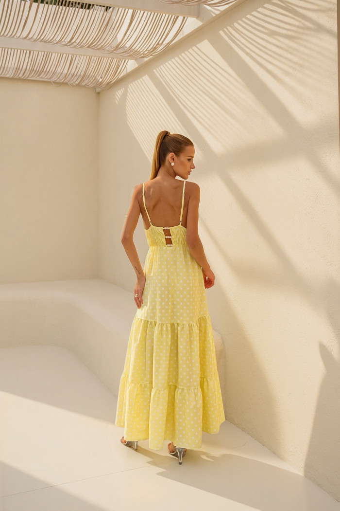 VESTIDO DELFOS LONGUETE POÁ - SOL