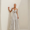 VESTIDO DELFOS LONGUETE POÁ - OFF WHITE