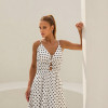 VESTIDO DELFOS LONGUETE POÁ - OFF WHITE