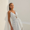 VESTIDO DELFOS LONGUETE POÁ - OFF WHITE