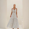 VESTIDO DELFOS LONGUETE POÁ - OFF WHITE