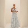VESTIDO DELFOS LONGUETE POÁ - OFF WHITE