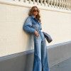 JAQUETA JEANS BICOLOR
