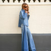 JAQUETA JEANS BICOLOR