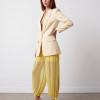 BLAZER SAMANTA ALFAIATARIA PÉROLAS SUMMER - AMARELO