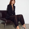 BLAZER SAMANTA ALFAIATARIA PÉROLAS SUMMER - PRETO