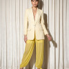 BLAZER SAMANTA ALFAIATARIA PÉROLAS SUMMER - AMARELO