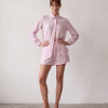 TRIJUNTO VANESSA CAMISA TOP E SHORT PÉROLAS SUMMER - ROSA