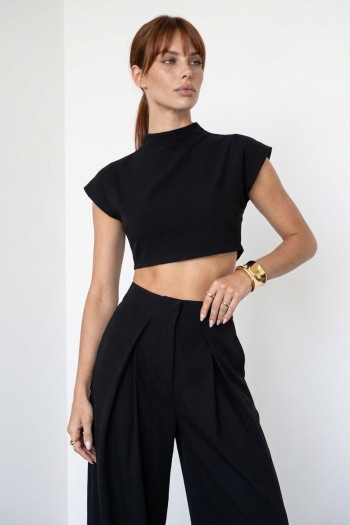 CONJUNTO VIVIAN ALFAIATARIA NUANCES - PRETO