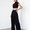 CONJUNTO VIVIAN ALFAIATARIA NUANCES - PRETO