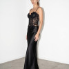 CORSET DUDA RENDA NUANCES - PRETO