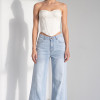 CALÇA JEANS PANTALONA JEANS LUMA NUANCES - LAVAGEM CLARA