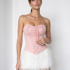 CORSET BRUNA BARBATANA NUANCES - ROSA