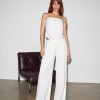 CONJUNTO KAUANE CROPPED E PANTALONA PÉROLAS ATELIER - OFF WHITE