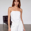 CONJUNTO KAUANE CROPPED E PANTALONA PÉROLAS ATELIER - OFF WHITE