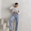 CALÇA JEANS PÉROLAS SUMMER BOHO - LAVAGEM CLARA
