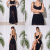 SAIA LONGA ELISA RENDA FINESSE - PRETO