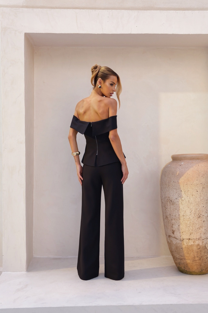 CONJUNTO LIANE ALFAIATARIA - PRETO