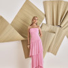VESTIDO BIA LONGO CAMADAS - ROSA