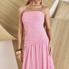 VESTIDO BIA LONGO CAMADAS - ROSA