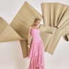 VESTIDO BIA LONGO CAMADAS - ROSA